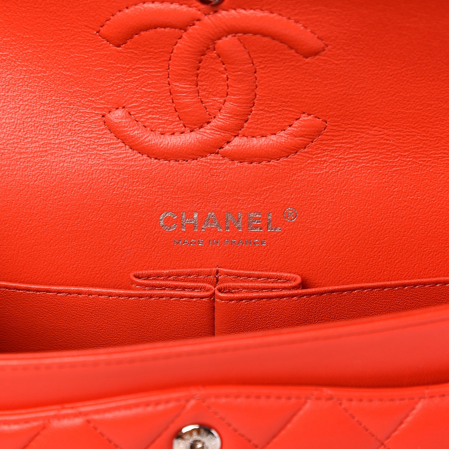 Chanel Lambskin Quilted Small Double Flap Red 5 of 9