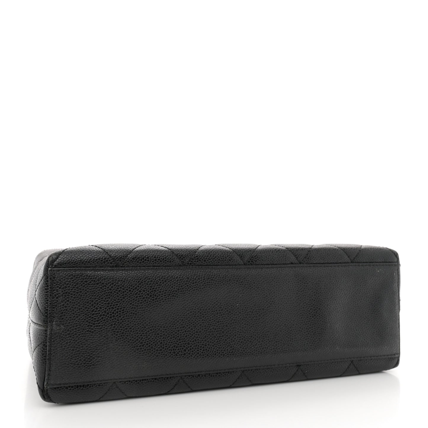 Caviar Quilted Shoulder Bag Black
