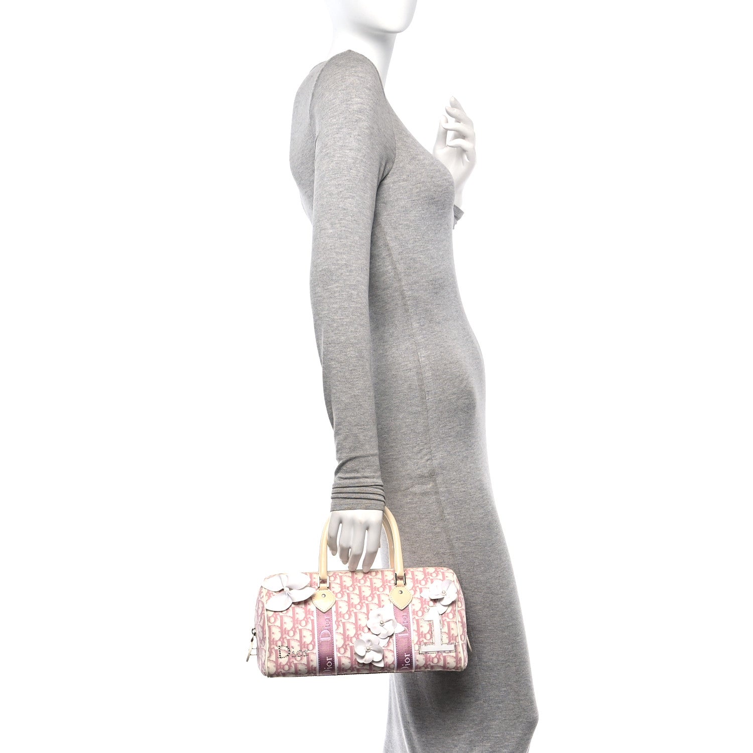Christian Dior Monogram Girly Boston Pink 2 of 12