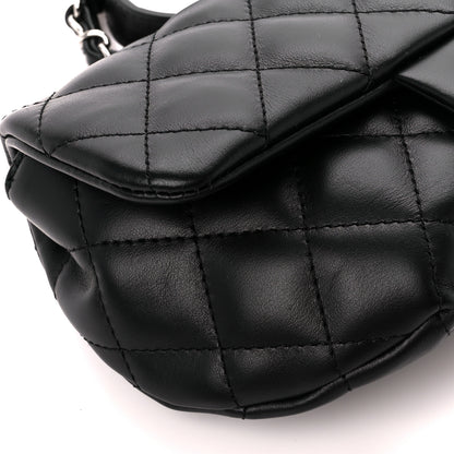 Chanel Calfskin Quilted CC Uniform Flap Belt Bag Black 11 of 12