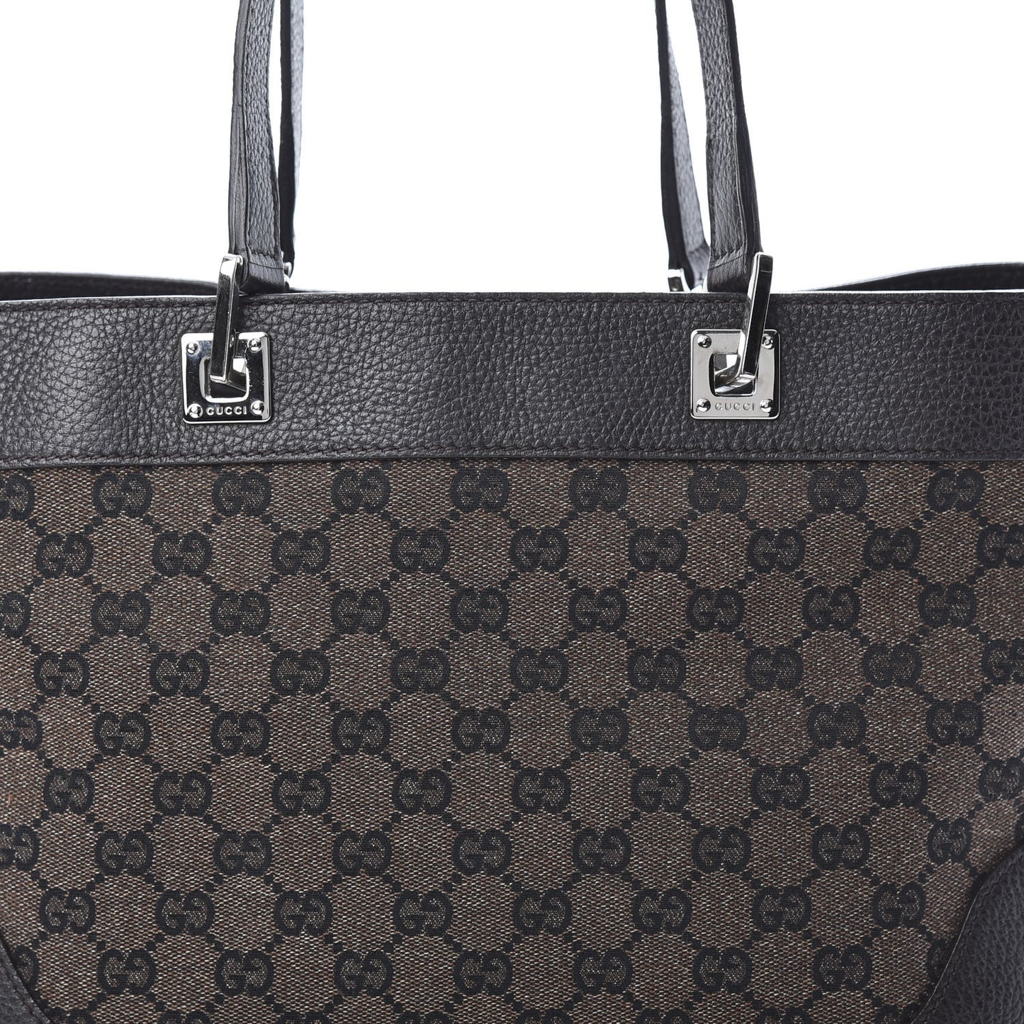 Monogram Tote Dark Brown