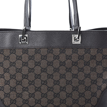 Gucci Monogram Tote Dark Brown 8 of 14