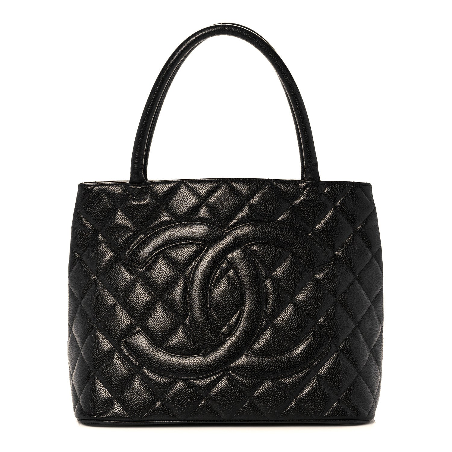 Chanel Caviar Quilted Medallion Tote Black 1 of 20