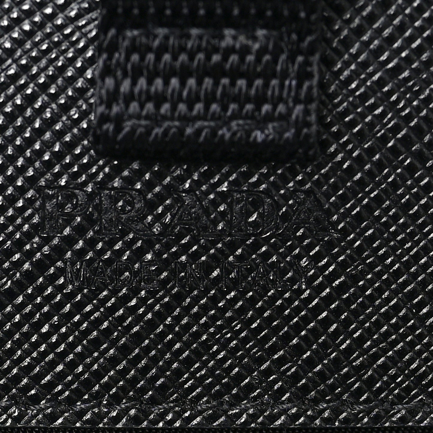 Re-Nylon Saffiano Smartphone Case Crossbody Black