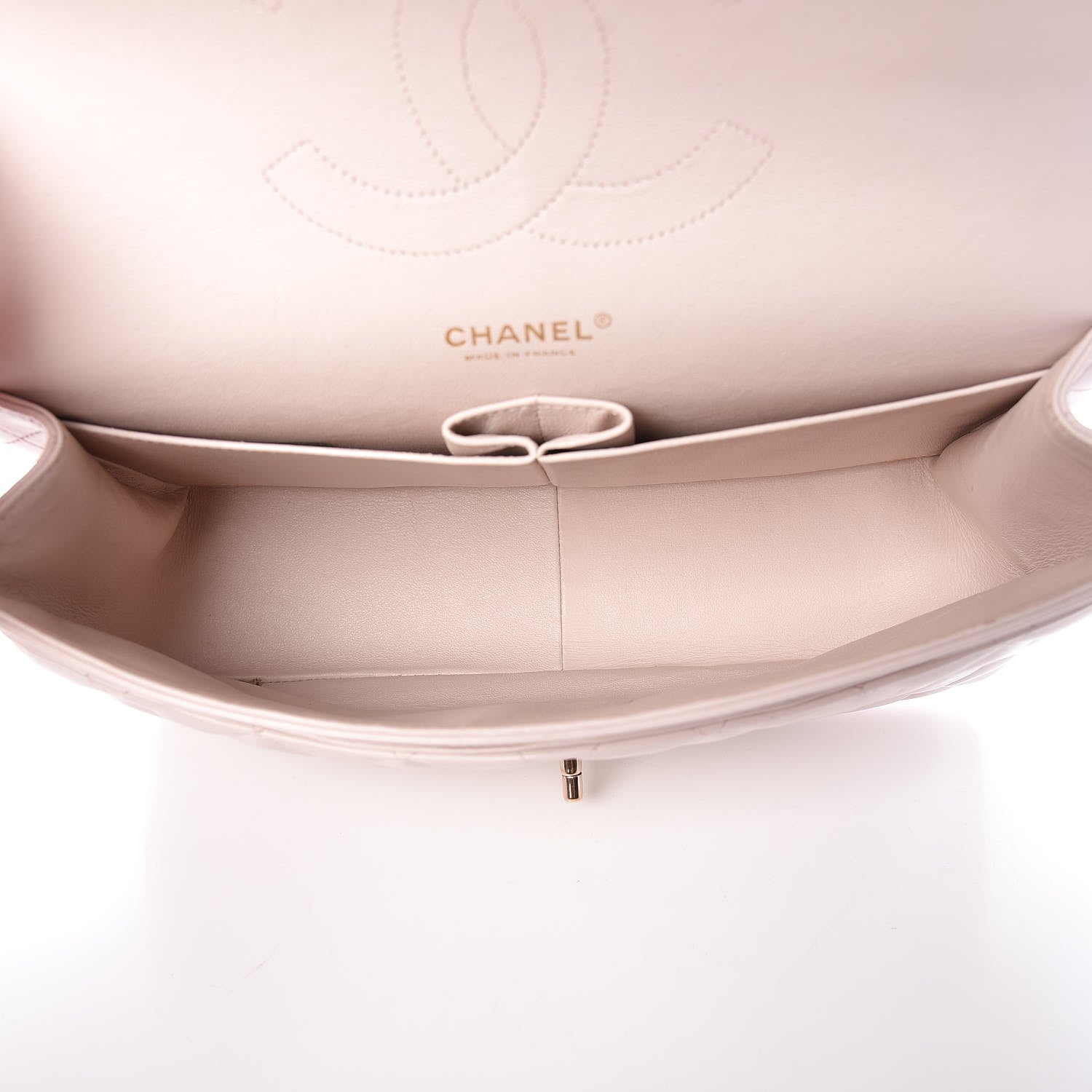 Chanel Lambskin Quilted Jumbo Double Flap Light Pink 5 of 12