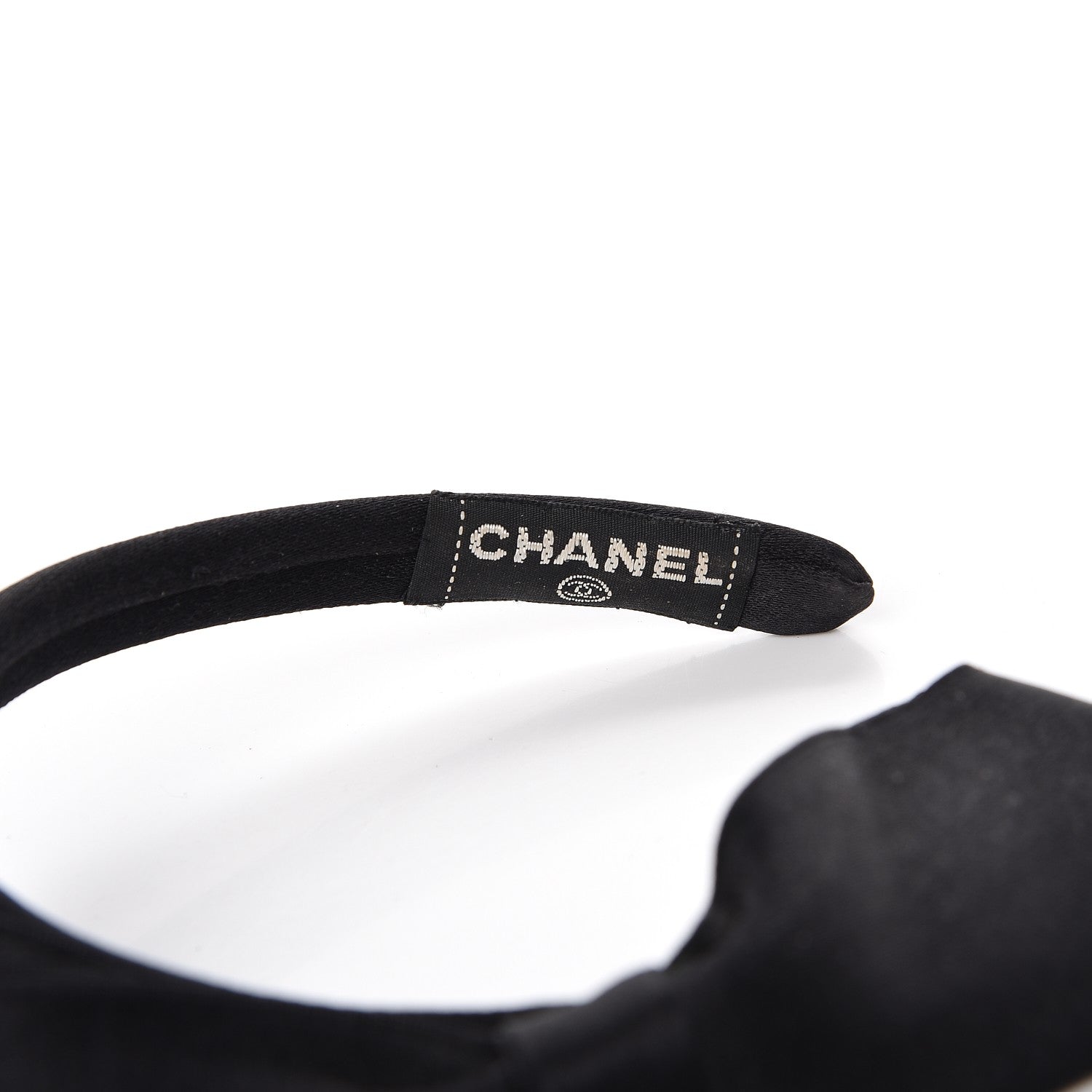 Chanel Silk Bow Headband Black 3 of 5