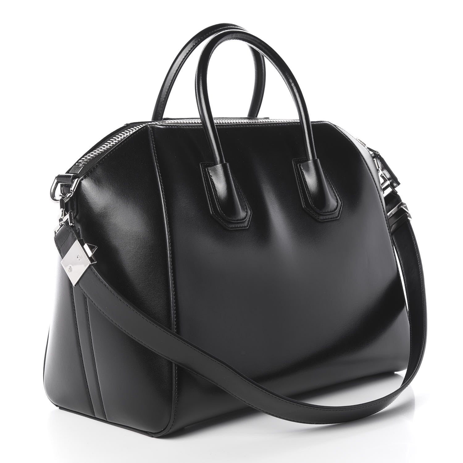 Givenchy Shiny Lord Calfskin Medium Antigona Black 4 of 11