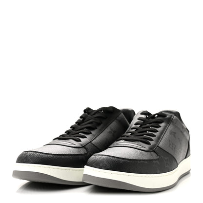 Louis Vuitton Reverse Monogram Eclipse Rivoli Mens Sneakers 10 Black 4 of 10