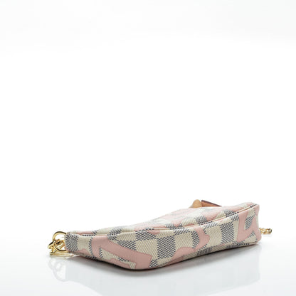 Louis Vuitton Damier Azur Tahitienne Mini Pochette Accessories 4 of 7