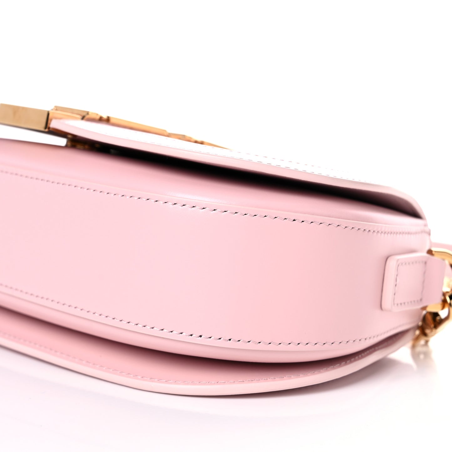 Calfskin Medium Greca Goddess Shoulder Bag Pale Pink