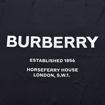 Burberry Silk Horseferry Print Scarf Black 4 of 5
