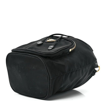 Prada Saffiano Tessuto Nylon Mini Bucket Crossbody Bag Black 9 of 13