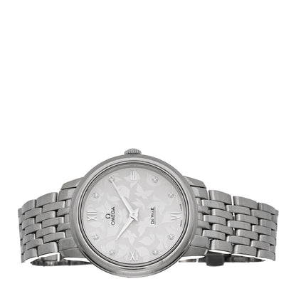 Omega Stainless Steel Diamond 33mm De Ville Prestige Butterfly Quartz Watch 424.10.33.60.52.001 2 of 4