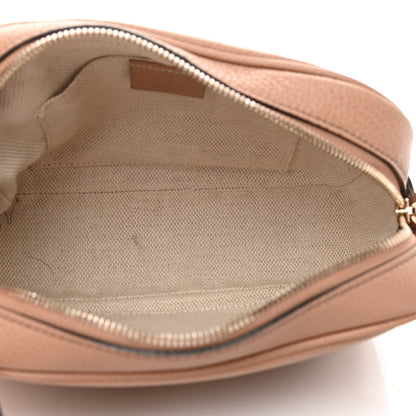 Gucci Pebbled Calfskin Small Soho Disco Bag Camelia 5 of 14