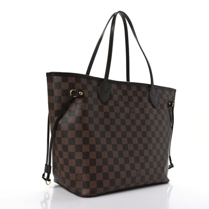 Louis Vuitton Damier Ebene Neo Neverfull MM Rose Ballerine 3 of 11