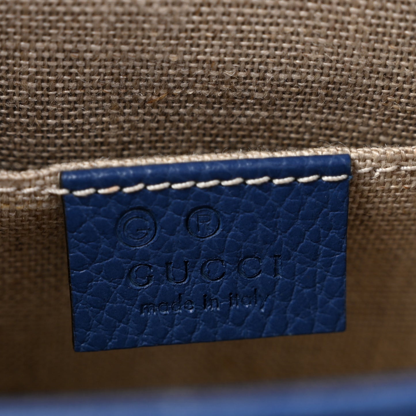 Dollar Calfskin Small Interlocking G Shoulder Bag Caspian