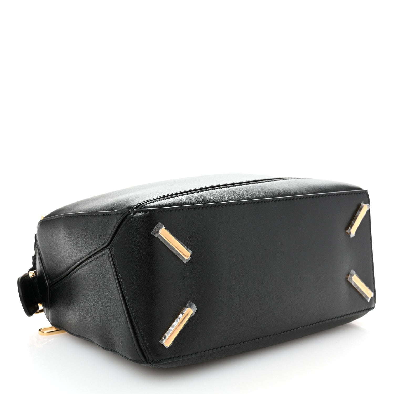 Loewe Nappa Lambskin Small Featherlight Puzzle Bag Black 4 of 10