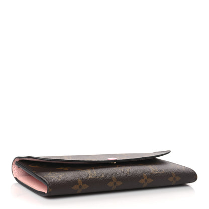 Louis Vuitton Monogram Emilie Wallet Rose Ballerine 4 of 9