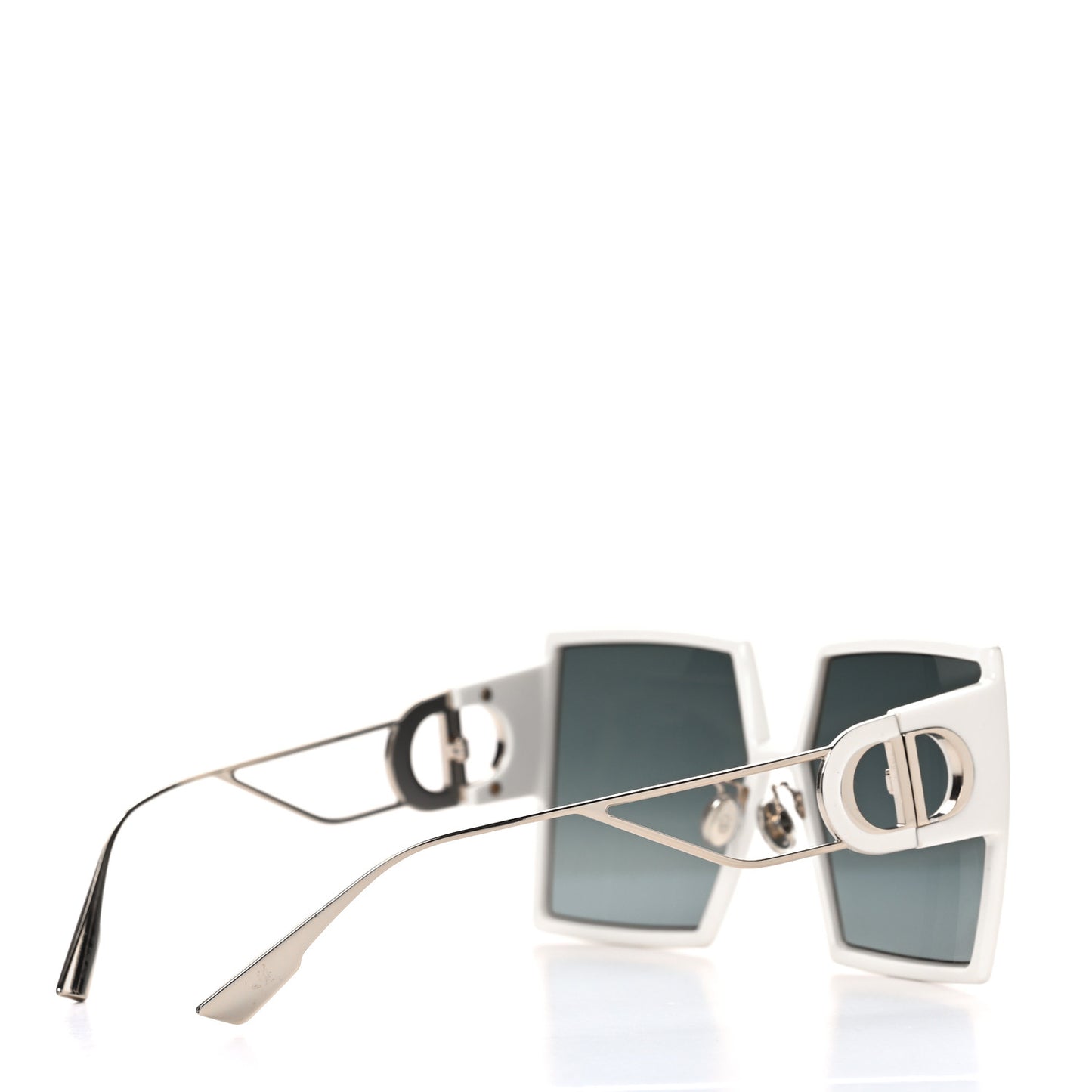 Square 30 Montaigne Sunglasses White