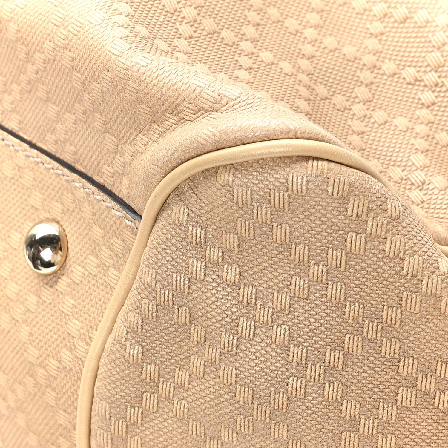 Gucci Diamante Medium Bamboo Buckle Tote Beige 10 of 12