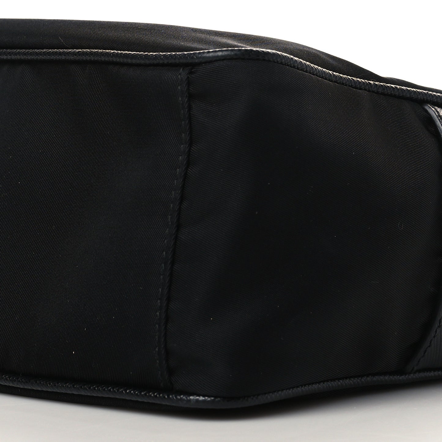 Tessuto Nylon Soft Calf Camera Bag Black