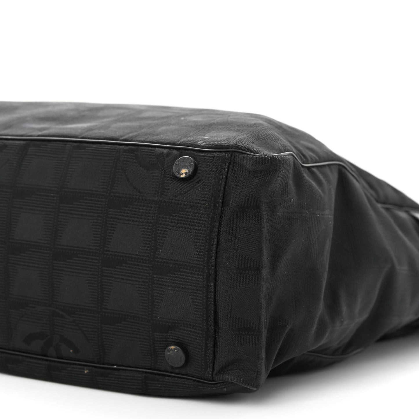 Nylon Medium Travel Tote Black