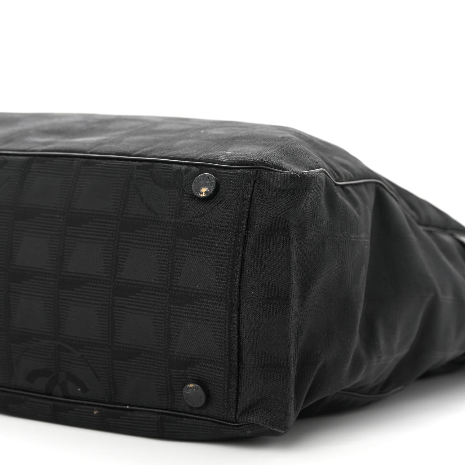 Chanel Nylon Medium Travel Tote Black 10 of 15