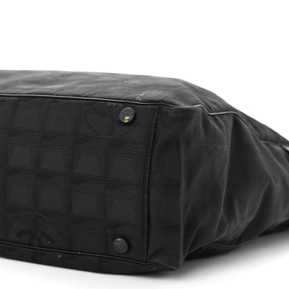 Chanel Nylon Medium Travel Tote Black 10 of 15