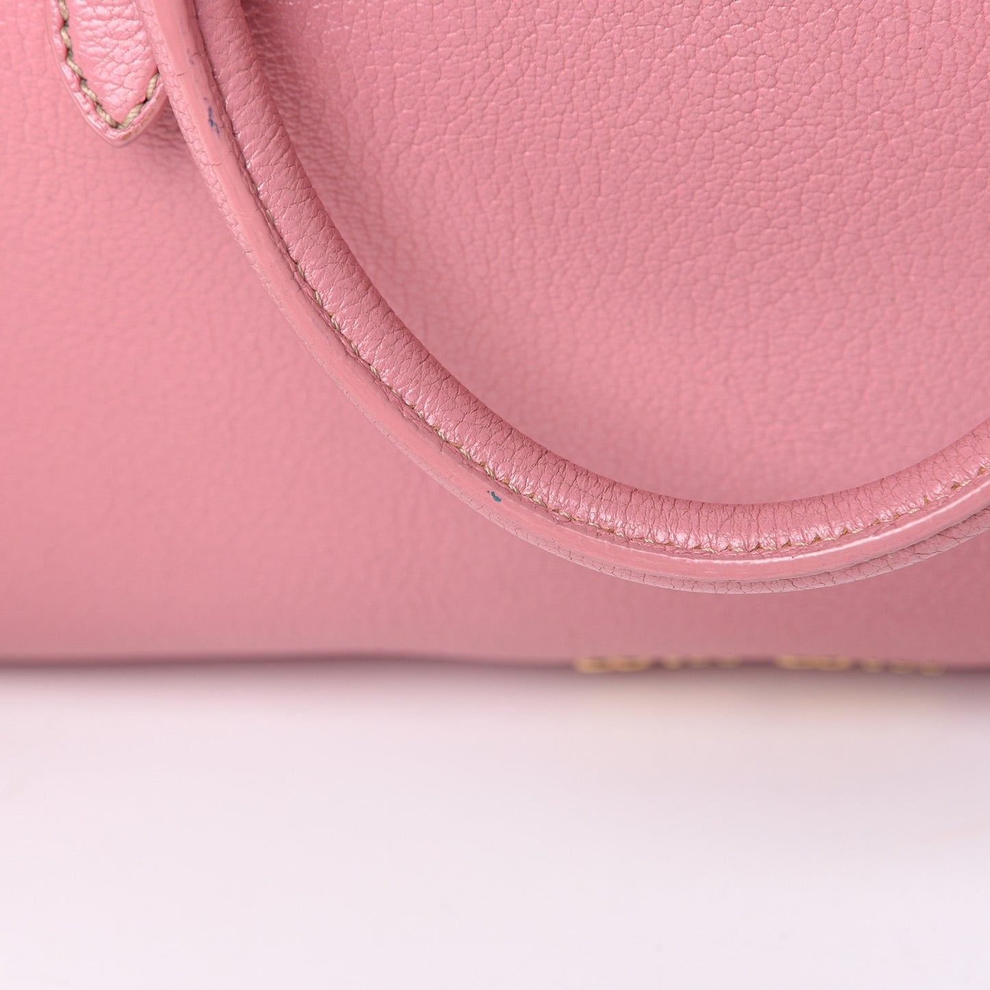 Goatskin Madras Shopping Tote Rosa