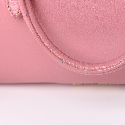 Miu Miu Goatskin Madras Shopping Tote Rosa 22 of 27