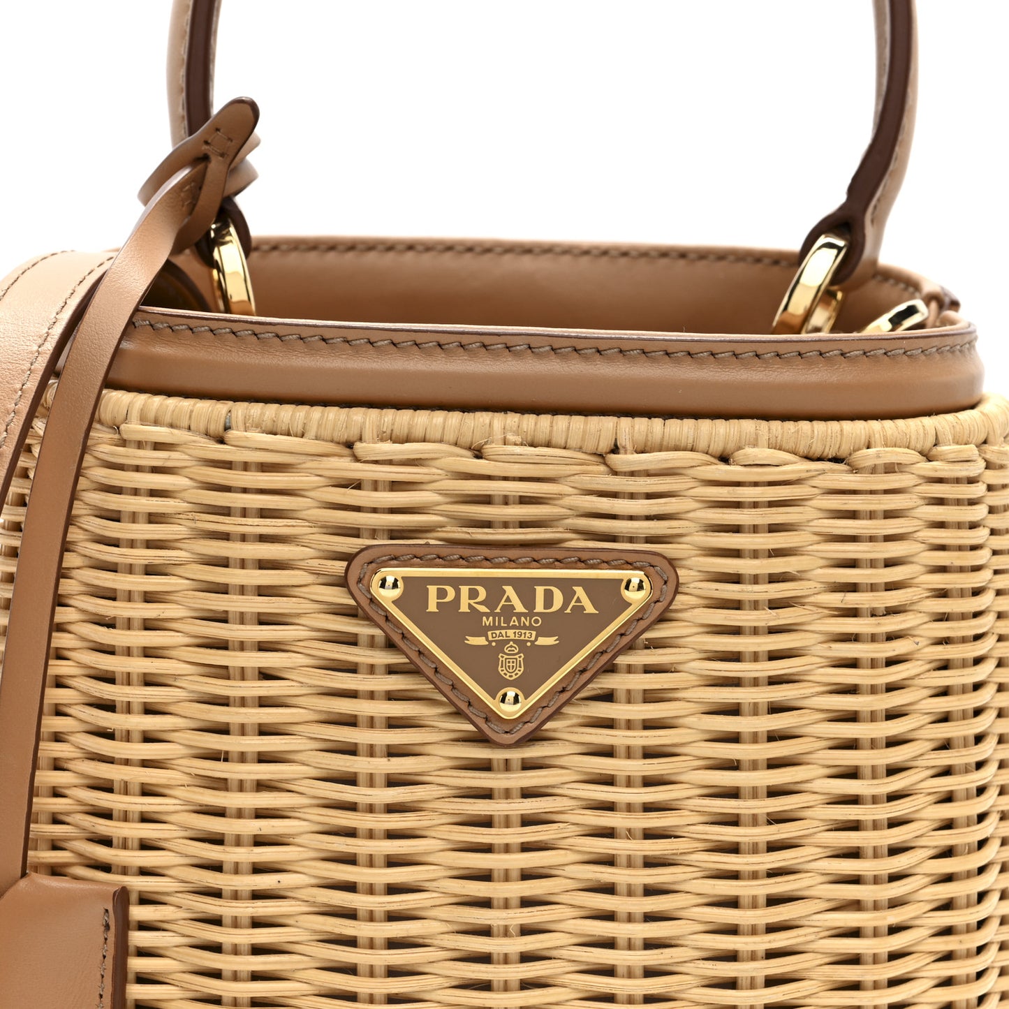 Wicker Mini Panier Bag Naturale