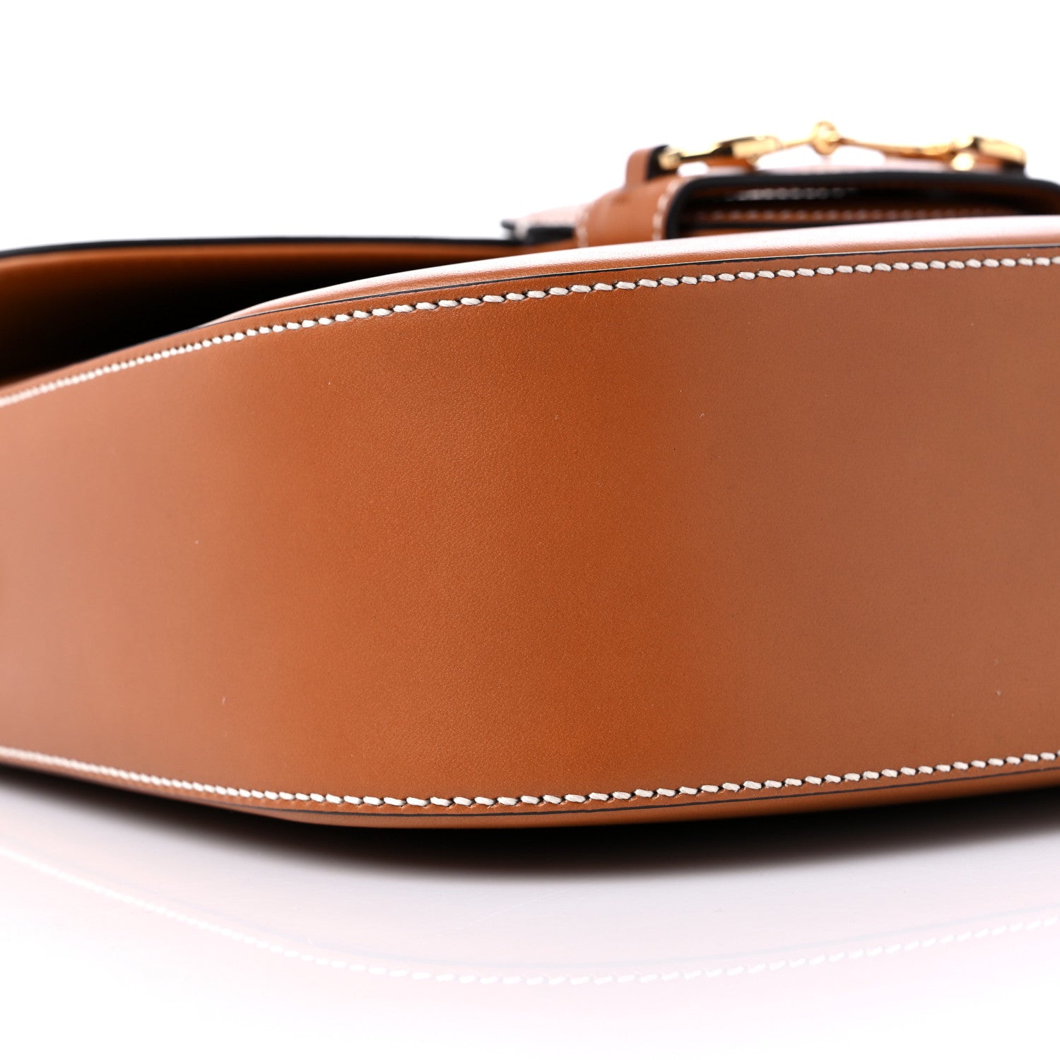Gucci Calfskin Horsebit 1955 Shoulder Bag Tan 7 of 8
