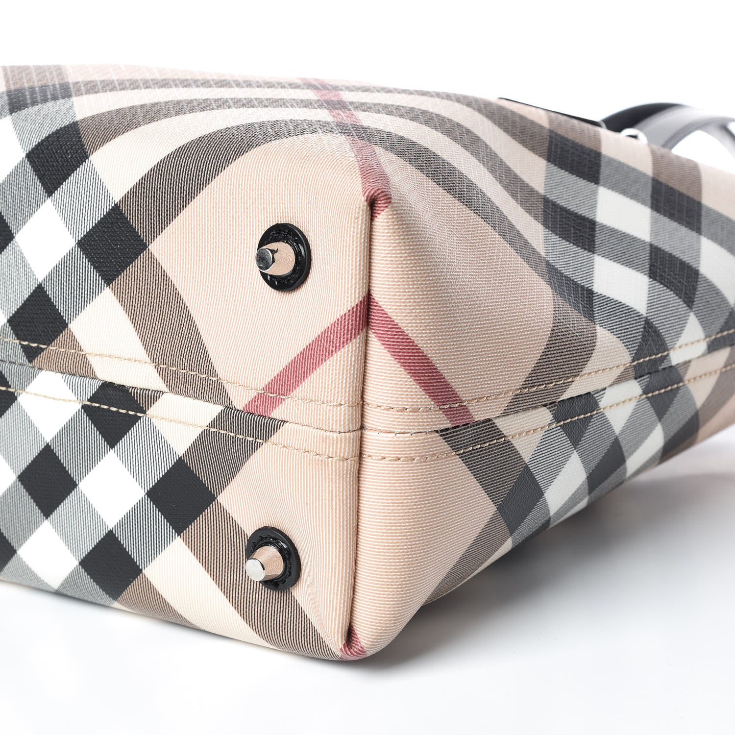 Burberry Supernova Check Tote Black 6 of 13