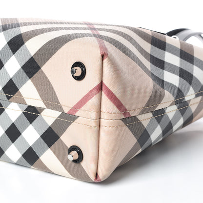 Burberry Supernova Check Tote Black 6 of 13