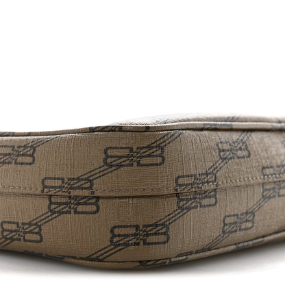 Balenciaga Coated Canvas BB Monogram Medium Signature Camera Bag Beige Brown 9 of 12