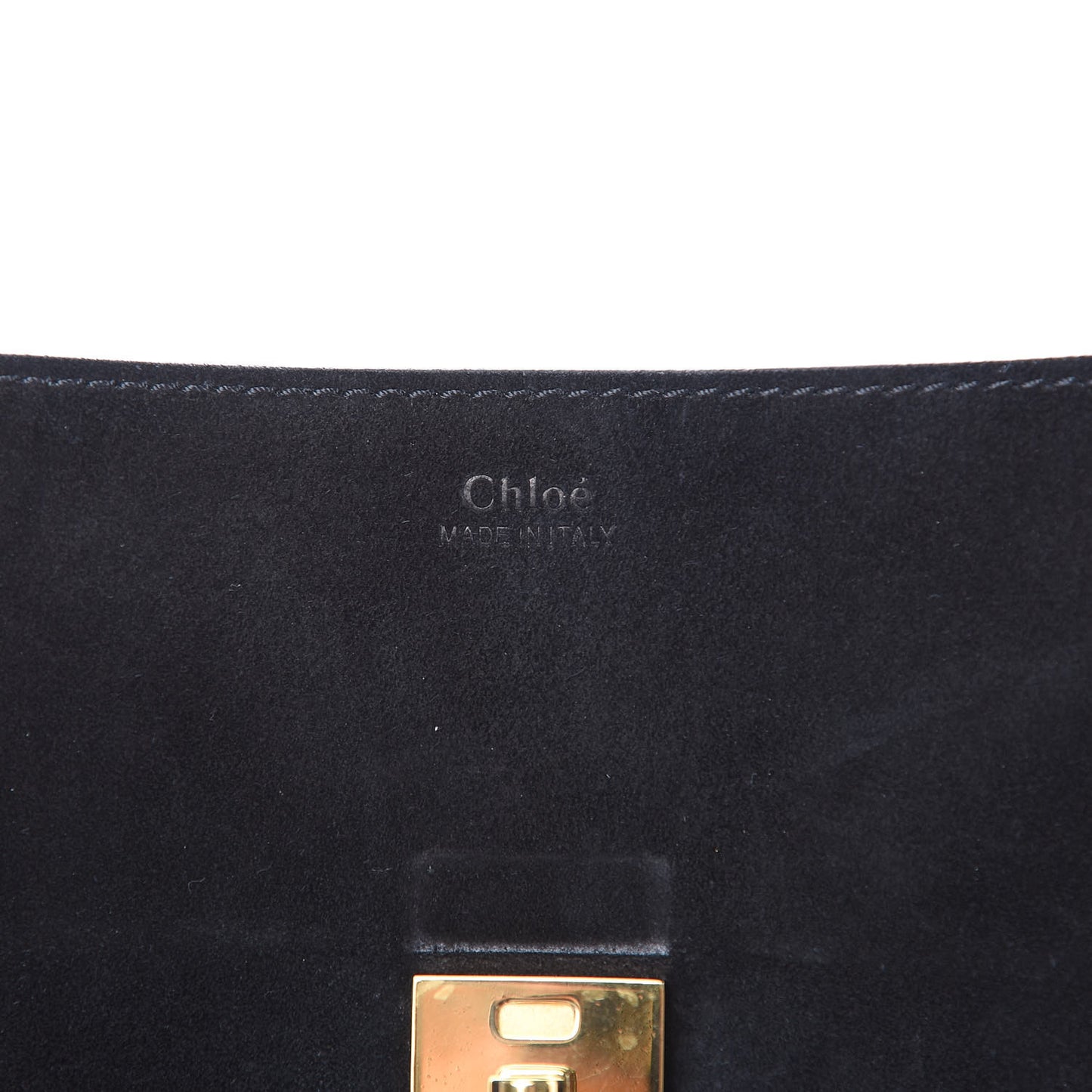 Suede Smooth Calfskin Drew Shoulder Bag Black