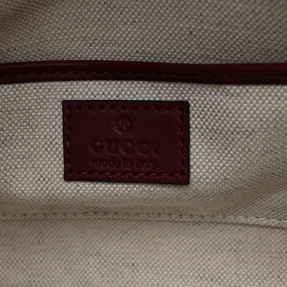 Gucci Arabella Calfskin Horsebit 1955 Shoulder Bag Rosso Ancora 6 of 10
