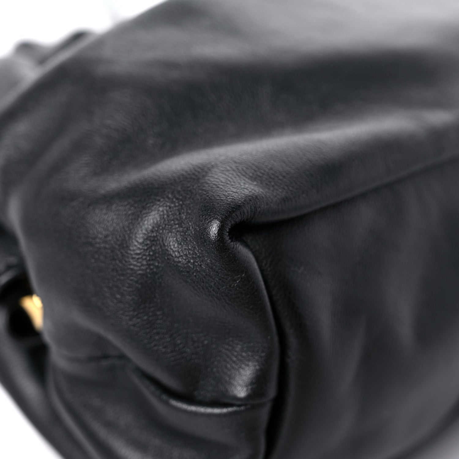 Mansur Gavriel Lambskin Mini Cloud Clutch Black Flamma 9 of 13