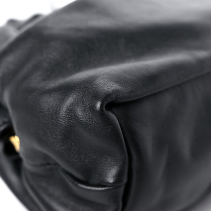 Mansur Gavriel Lambskin Mini Cloud Clutch Black Flamma 9 of 13
