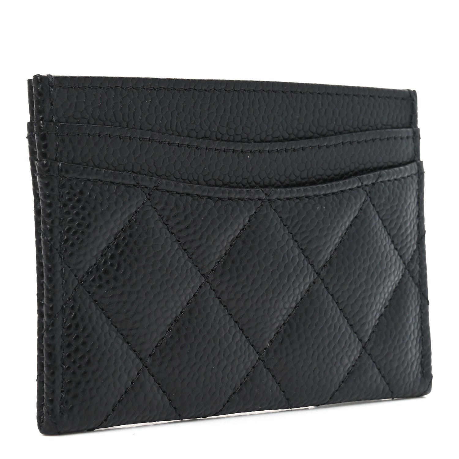 Chanel Caviar Quilted Card Holder Black 2 of 8