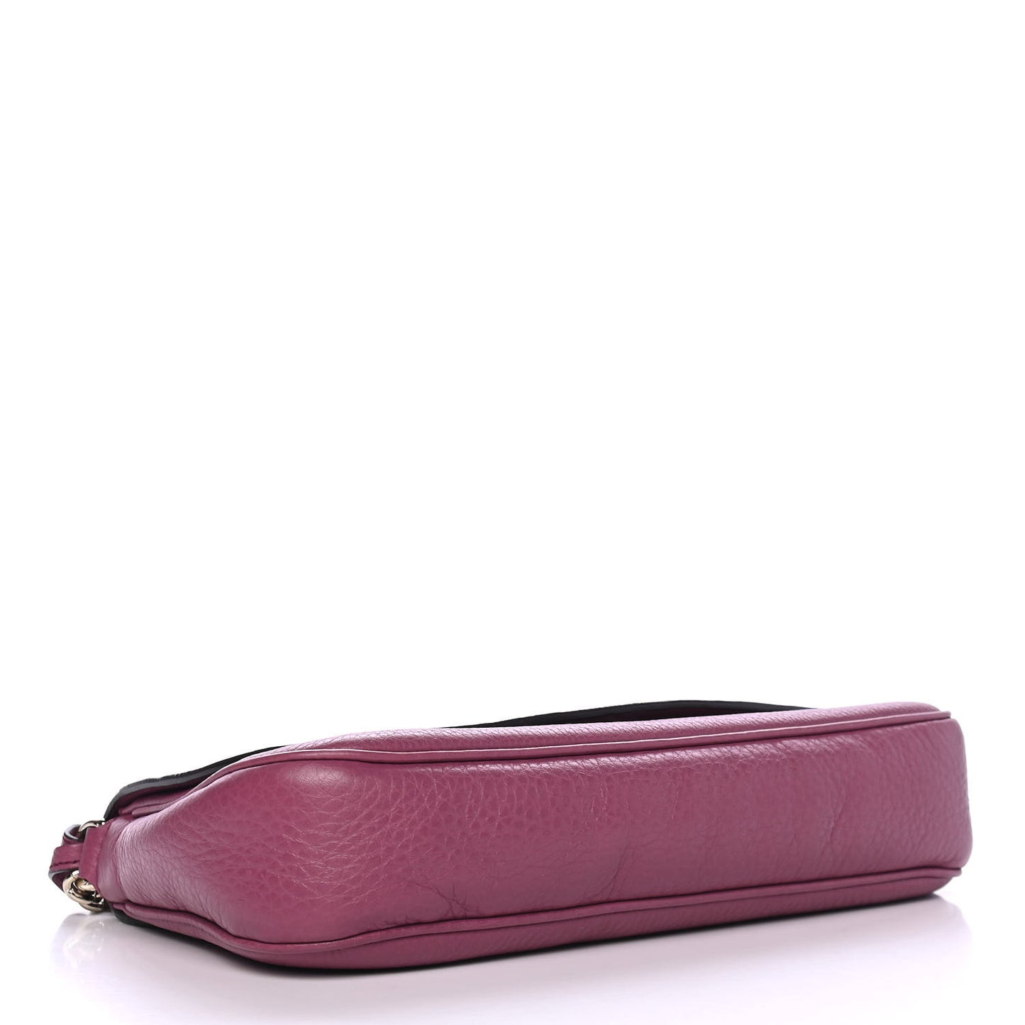 Pebbled Calfskin Medium Soho Flap Crossbody Peonia Flower