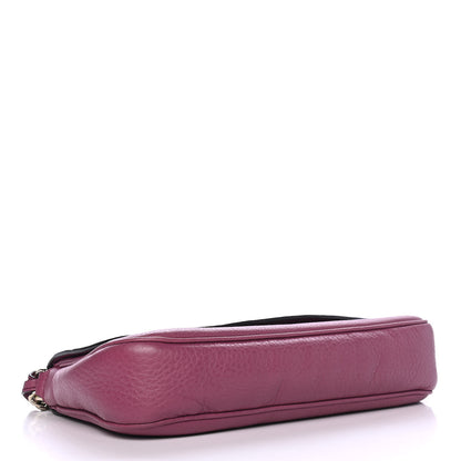 Gucci Pebbled Calfskin Medium Soho Flap Crossbody Peonia Flower 3 of 4