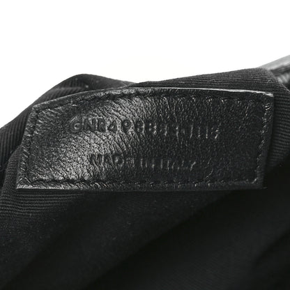 Saint Laurent Crinkled Calfskin Matelasse Monogram Large Niki Chain Satchel Black 7 of 12