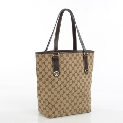 Gucci Monogram Medium Charmy Tote Brown 3 of 8