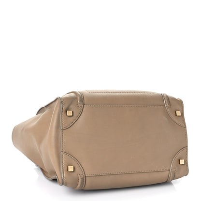 Celine Smooth Calfskin Mini Luggage Dune 4 of 17