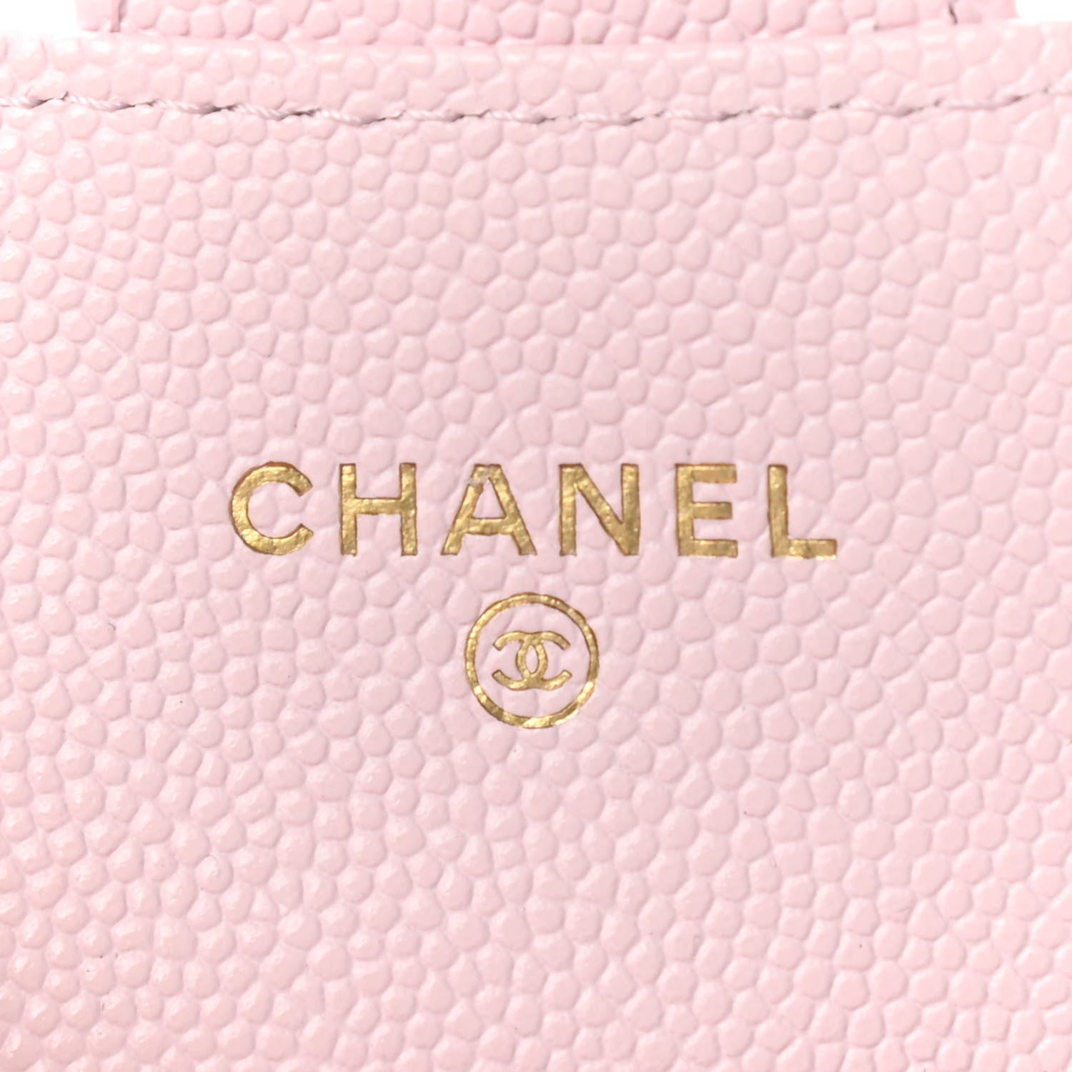 Chanel Caviar Quilted Flap Card Holder Wallet Light Pink 6 of 10