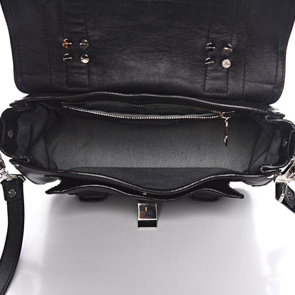 Proenza Schouler Grained Calfskin Tiny PS1 Satchel Black 5 of 13