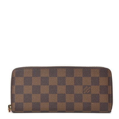 Louis Vuitton Damier Ebene Clemence Wallet Cherry 1 of 11