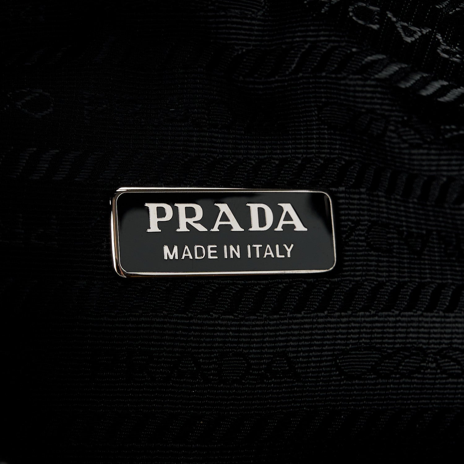 Prada Paillettes Sequin Mini Re-Edition 2000 Bag Black White 6 of 11
