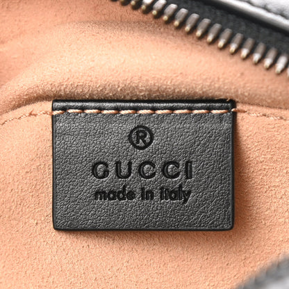 Gucci Calfskin Matelasse Small GG Marmont Chain Shoulder Bag Black 6 of 11